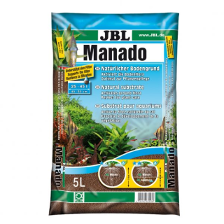 JBL Manado 25l - Питательный грунт, улучшающий качество воды и стимулирующий рост растений, красно-к